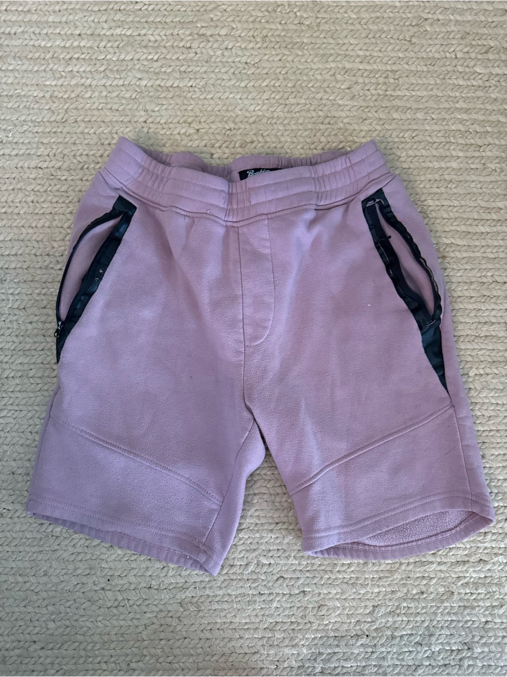 Brooklyn Cloth Men's Lilac Athletic Shorts with Black Trim